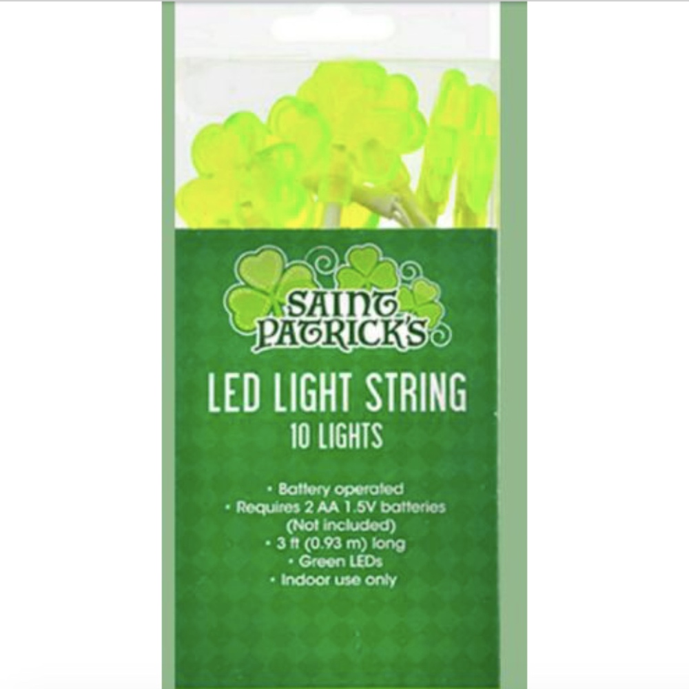 Saint Patrick's led light string St Patricks Day *